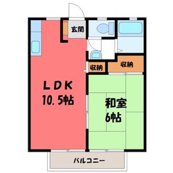 駅東公園前駅 徒歩20分 1階の物件間取画像